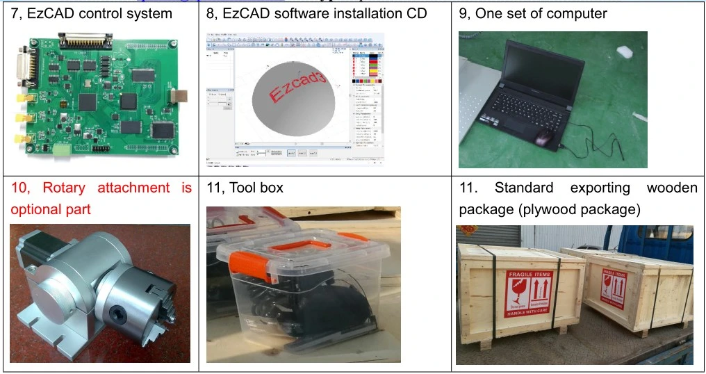 China Factory Cheap Price CO2/UV/Fiber Laser Marking Machine Price for Metal, Steel, Iron, Aluminum, PVC, Keyboard, Bearings Engraving