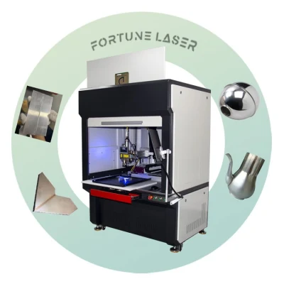 Plattform 4-Achsen-automatische Laserschweißmaschine 4D-Laserschweiß-CNC-Schweißsystem mit rotierender Vorrichtung Vierdimensionaler Schweißer